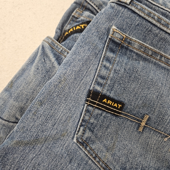 Ariat Rebar M4 Relaxed Boot 30x32 Work Jeans - Picture 14 of 14